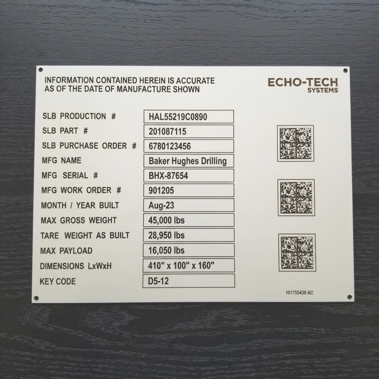 Industrial Nameplates